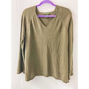 Eddie Bauer sweater, green lightweight sweater